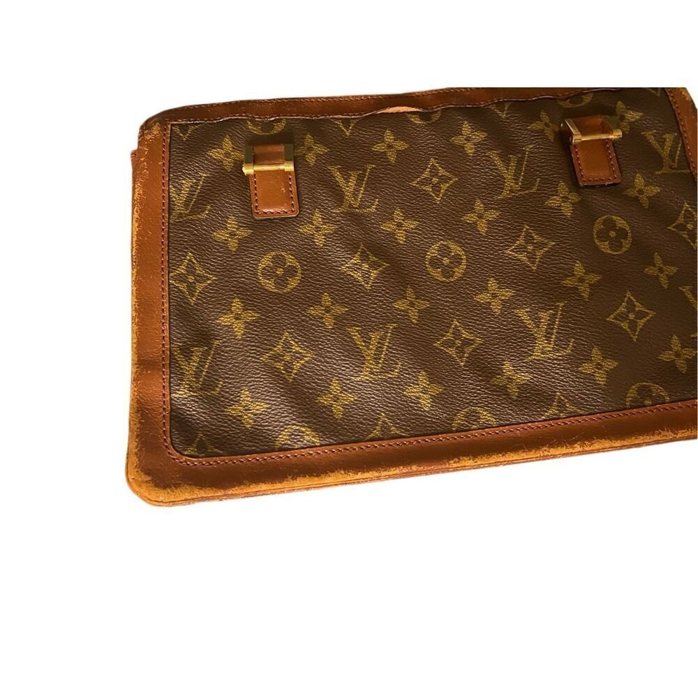 Louis Vuitton Vintage 1970’s Monogram Sac Bavore 3 Pouches Mini Tote Bag Bavolet